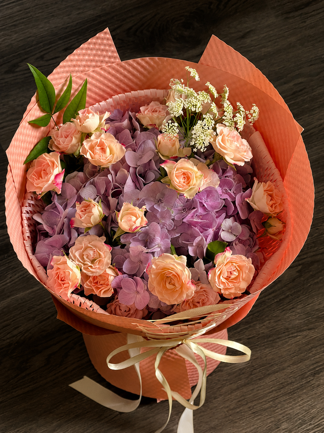 Purple moonlight bouquet chi tiết 1-3 - hoa ky niem tim lavender cam dao Flocaa