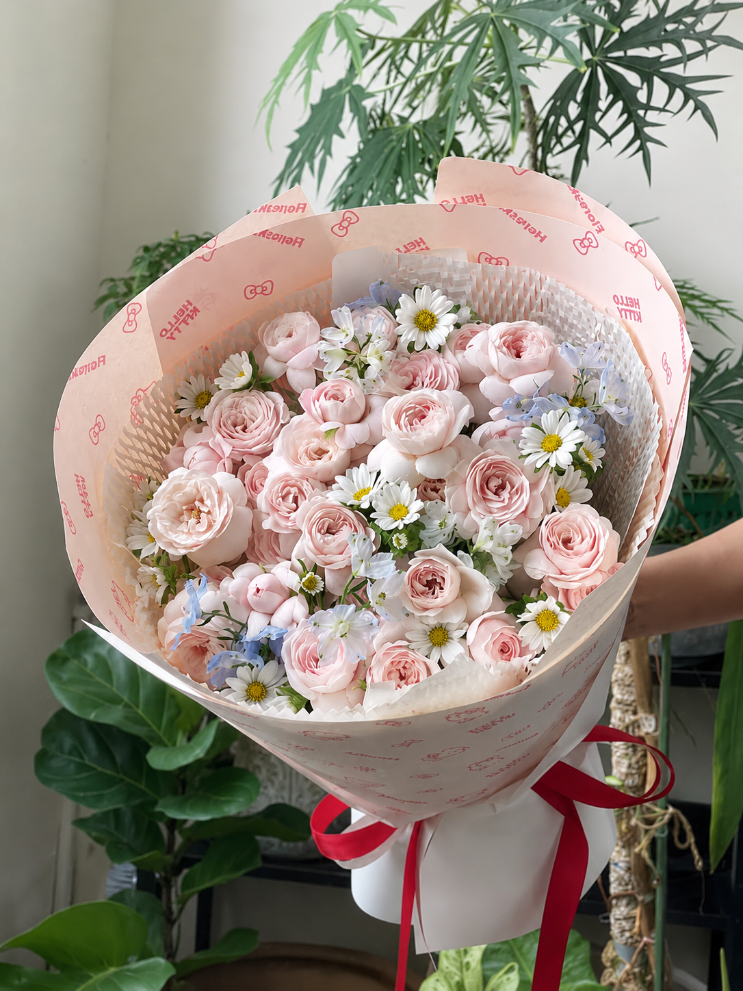 Fairy kisses chi tiết 1-2 - hoa pastel hong phan diu dang Flocaa