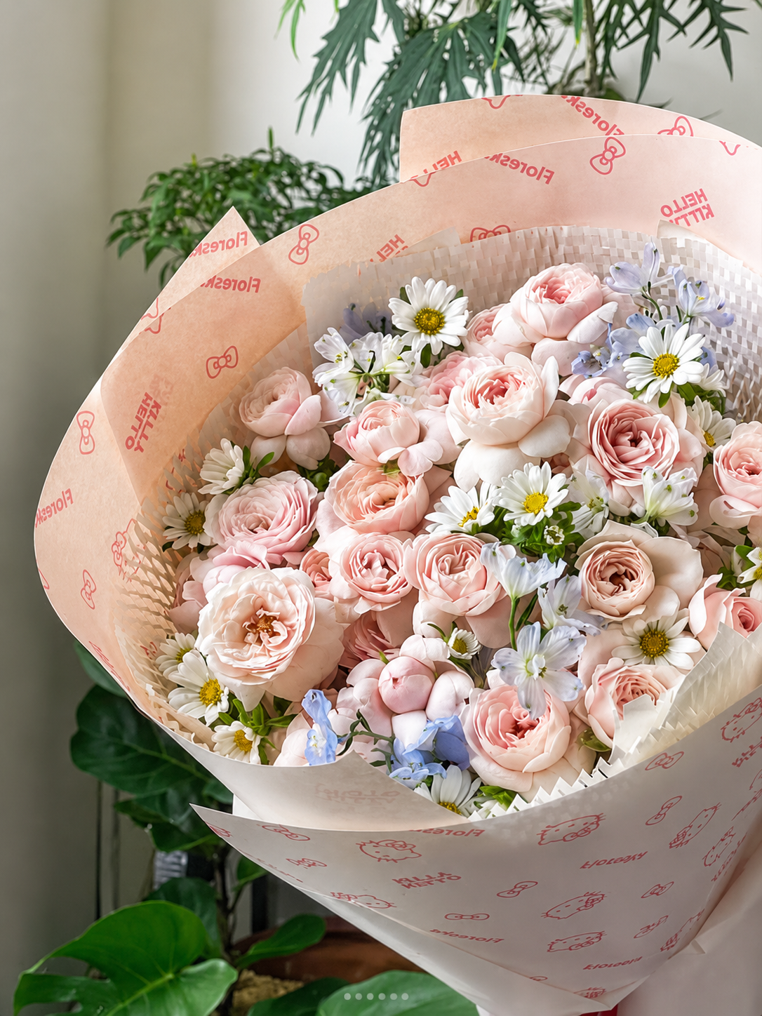 Fairy kisses chi tiết 1-3 - hoa pastel hong phan diu dang Flocaa
