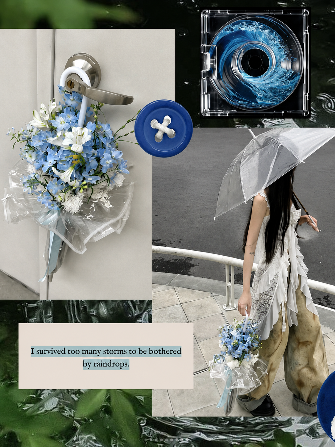 After The Storm Bouquet - hoa dong vien xanh baby trang Flocaa