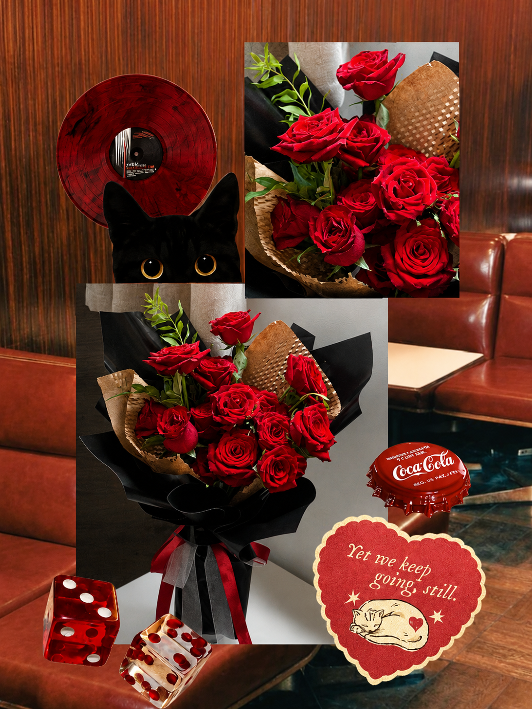 Crimson Nocturne - hoa valentine do ruou co dien Flocaa